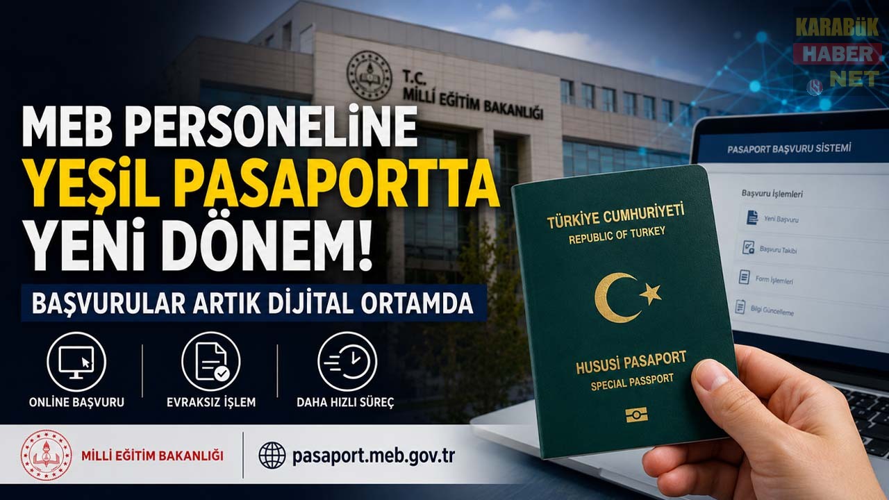 ÖĞRETMENLERE YEŞİL PASAPORTTA BÜYÜK KOLAYLIK GELDİ