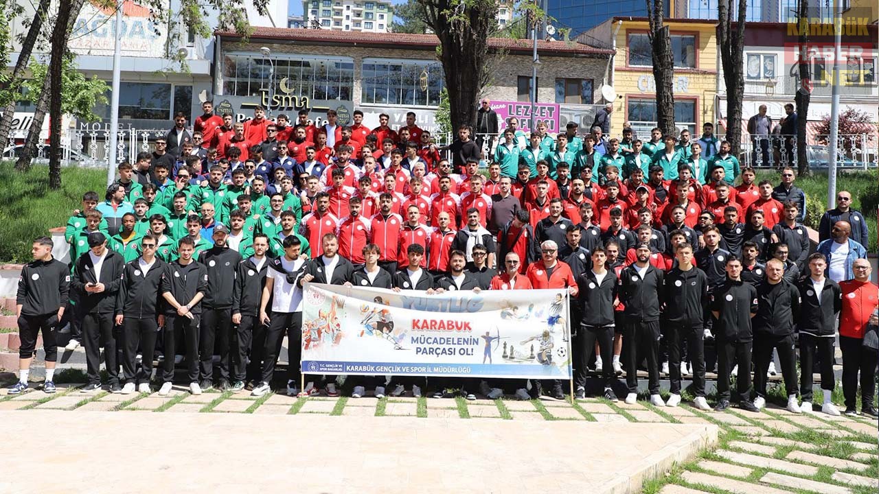 GENÇ SPORCULAR KARABÜK’TE BULUŞTU: BAŞKAN ÇETİNKAYA BAŞARILAR DİLEDİ