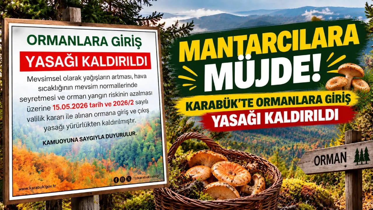 ORMANLARA GİRİŞ YASAĞI KALKTI! KANLICA TOPLAYANLAR SEVİNECEK